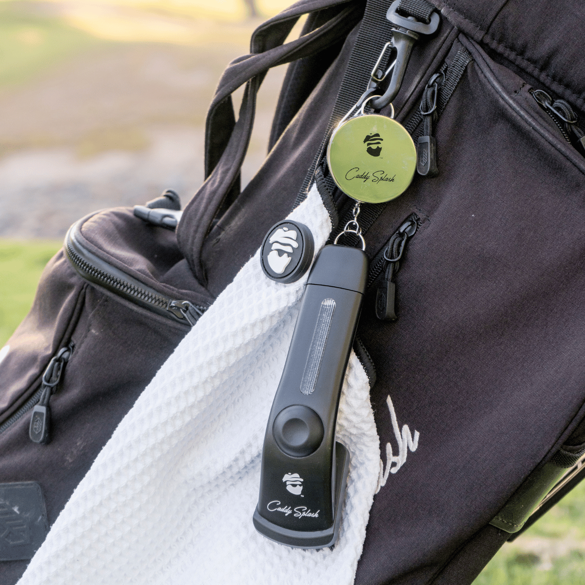 Golf Towel + Golf Club Water Brush Pro Bundle