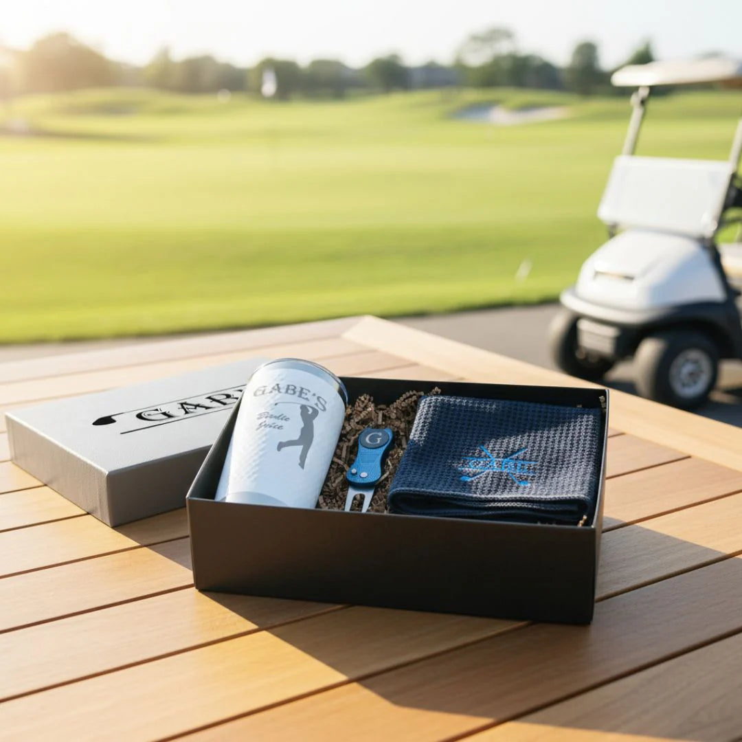 19th Hole Personalized Golf Gift Set - Complete Tournament Ready