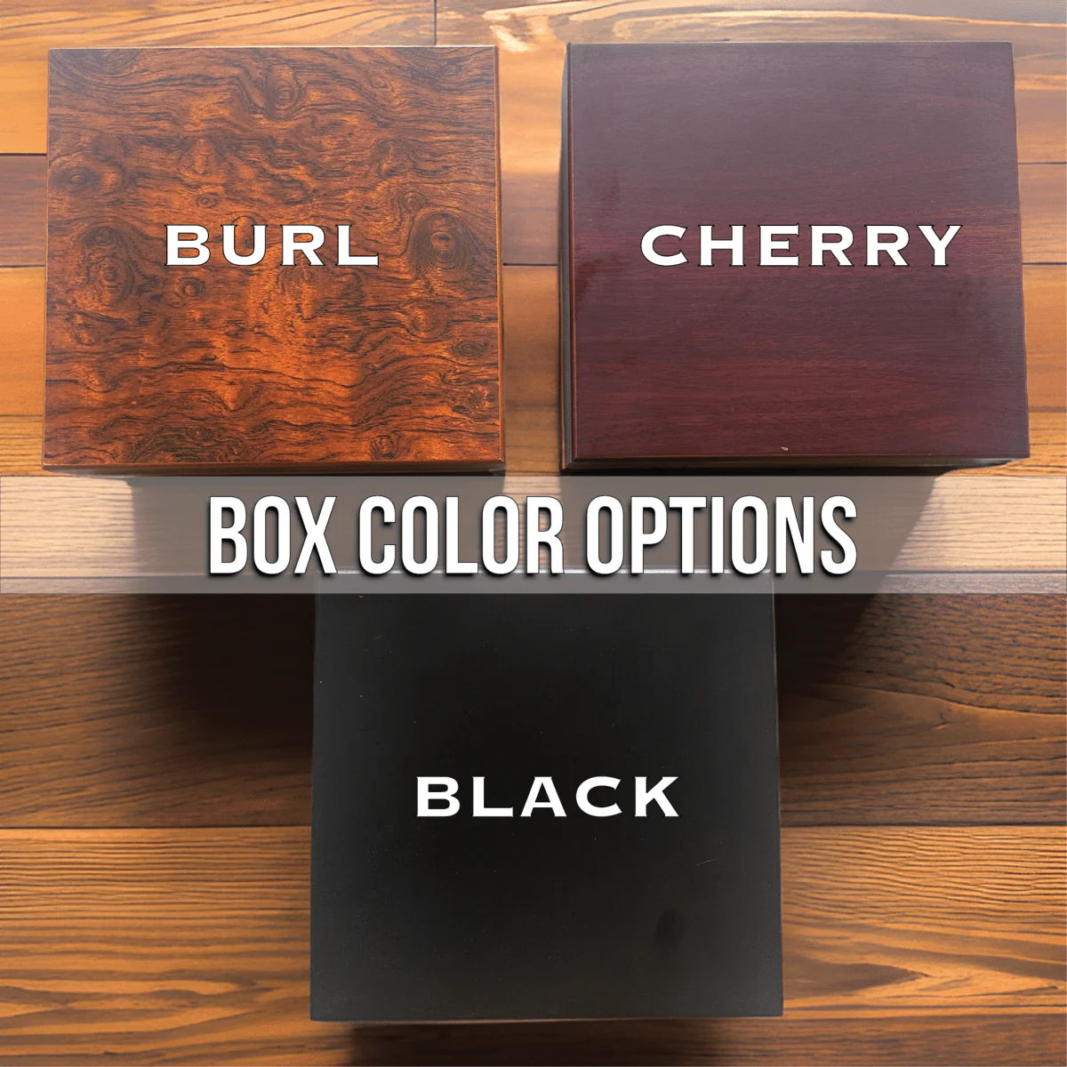 Wooden golf retirement memory box with custom name and engraved message