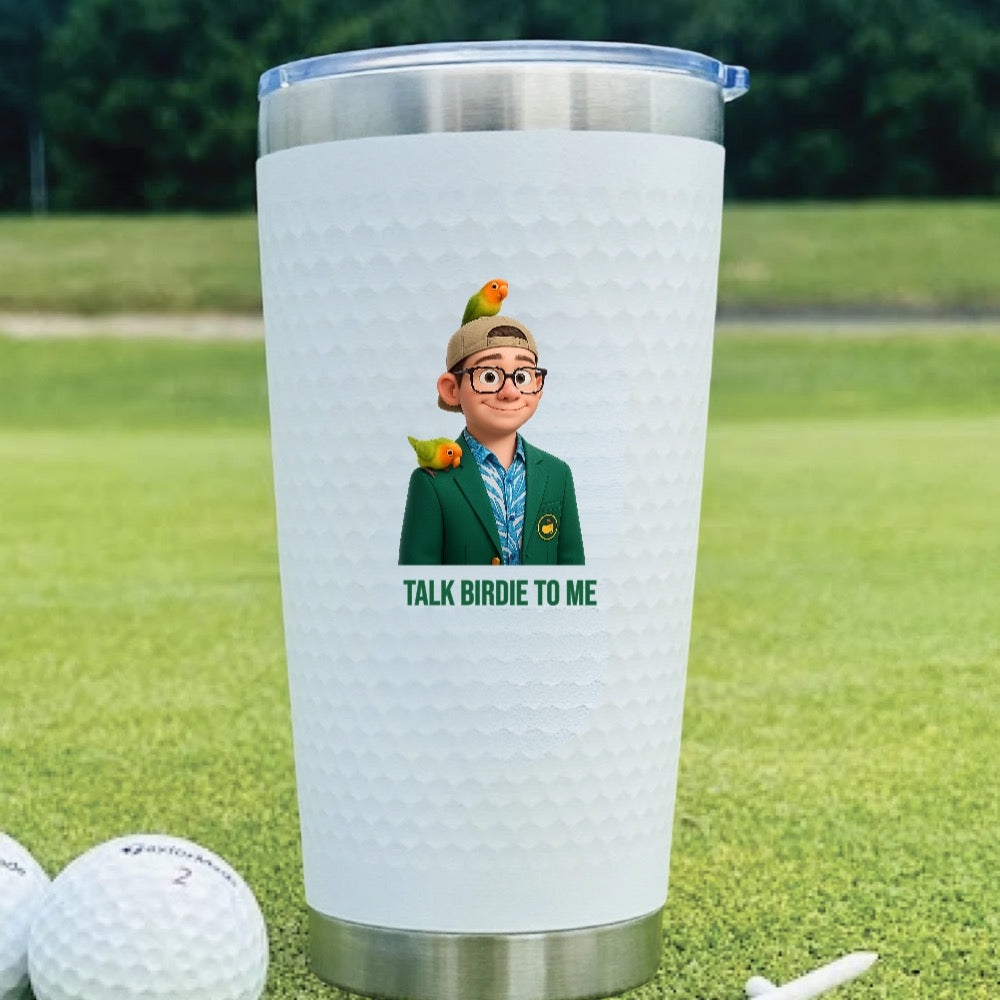 Animated Golfer Tumbler