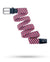red white and blue braided golf belt with stainless buckle