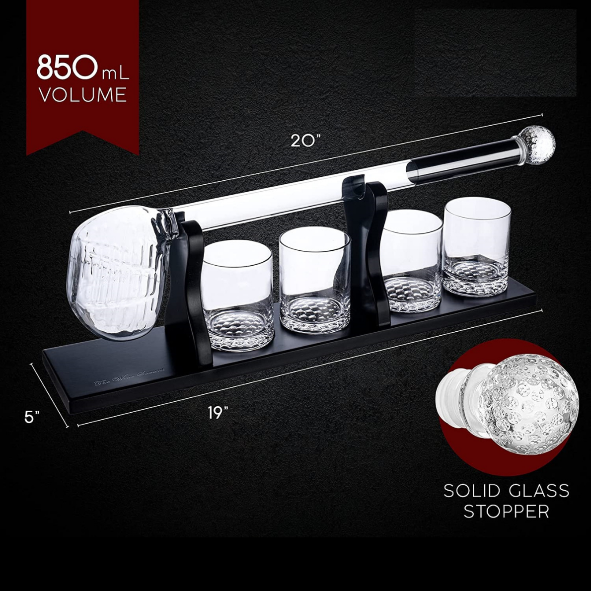 Personalized Golf Club Decanter Set