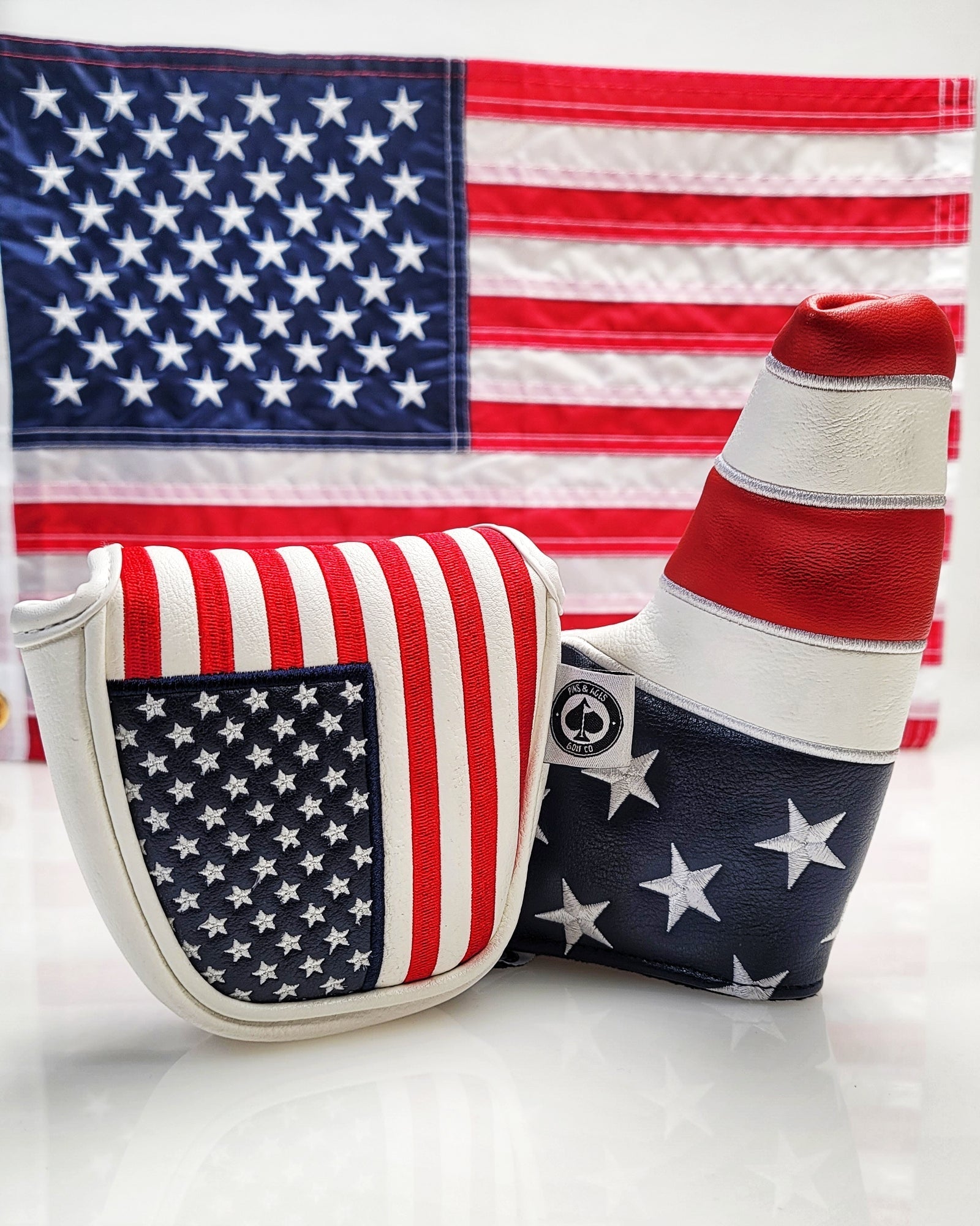 American Flag Mallet Putter Cover