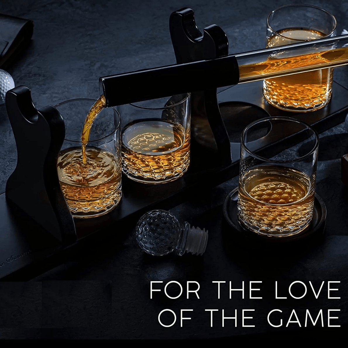 Personalized Golf Club Decanter Set