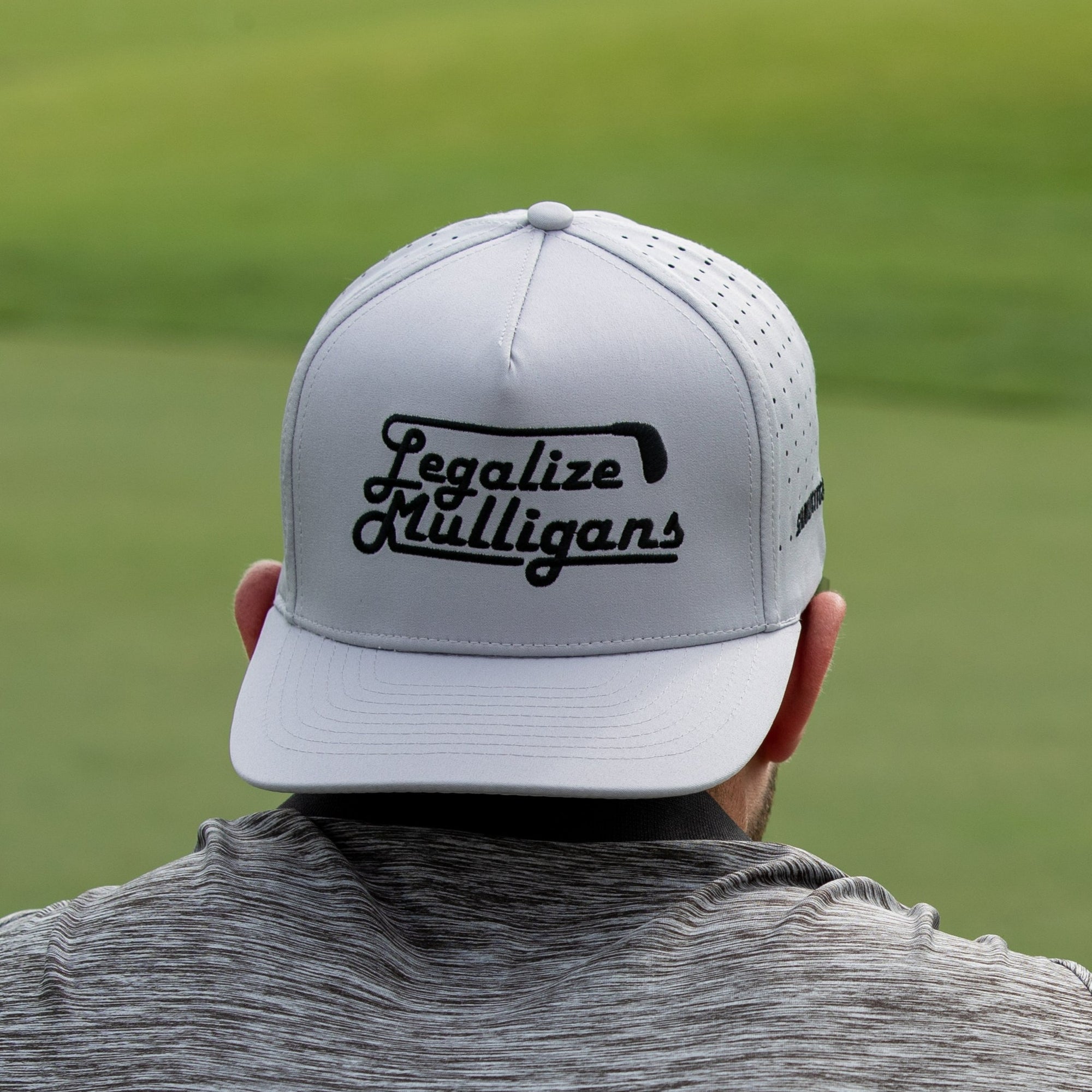 Legalize Mulligans Gray Golf Hat