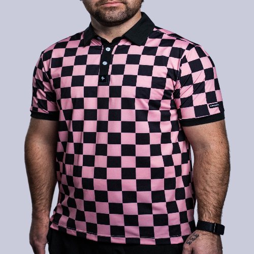 The Pink &amp; Black Power Polo