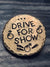 brass golf ball marker engraved with Drive for Show and Putt for Dough