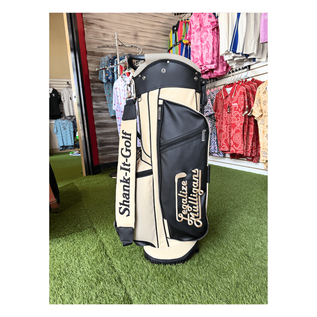 Legalize Mulligans Beige Golf Bag