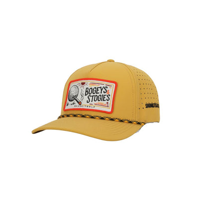 Bogeys & Stogies Mustard Golf Hat
