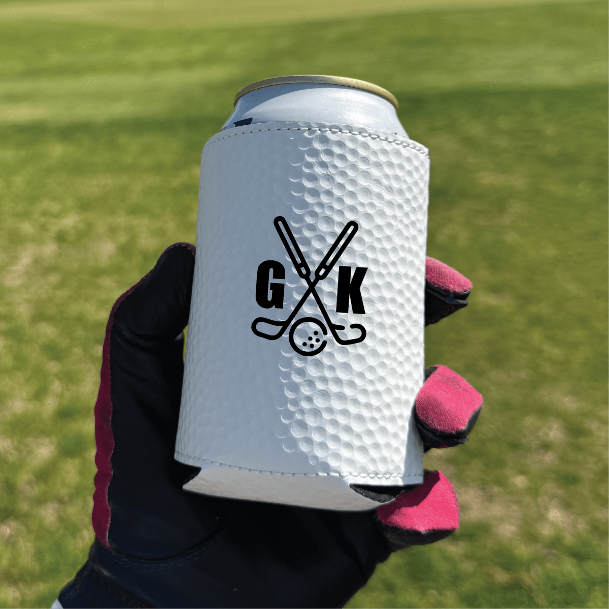 Golfer's Magnetic Can Cooler Sleeve