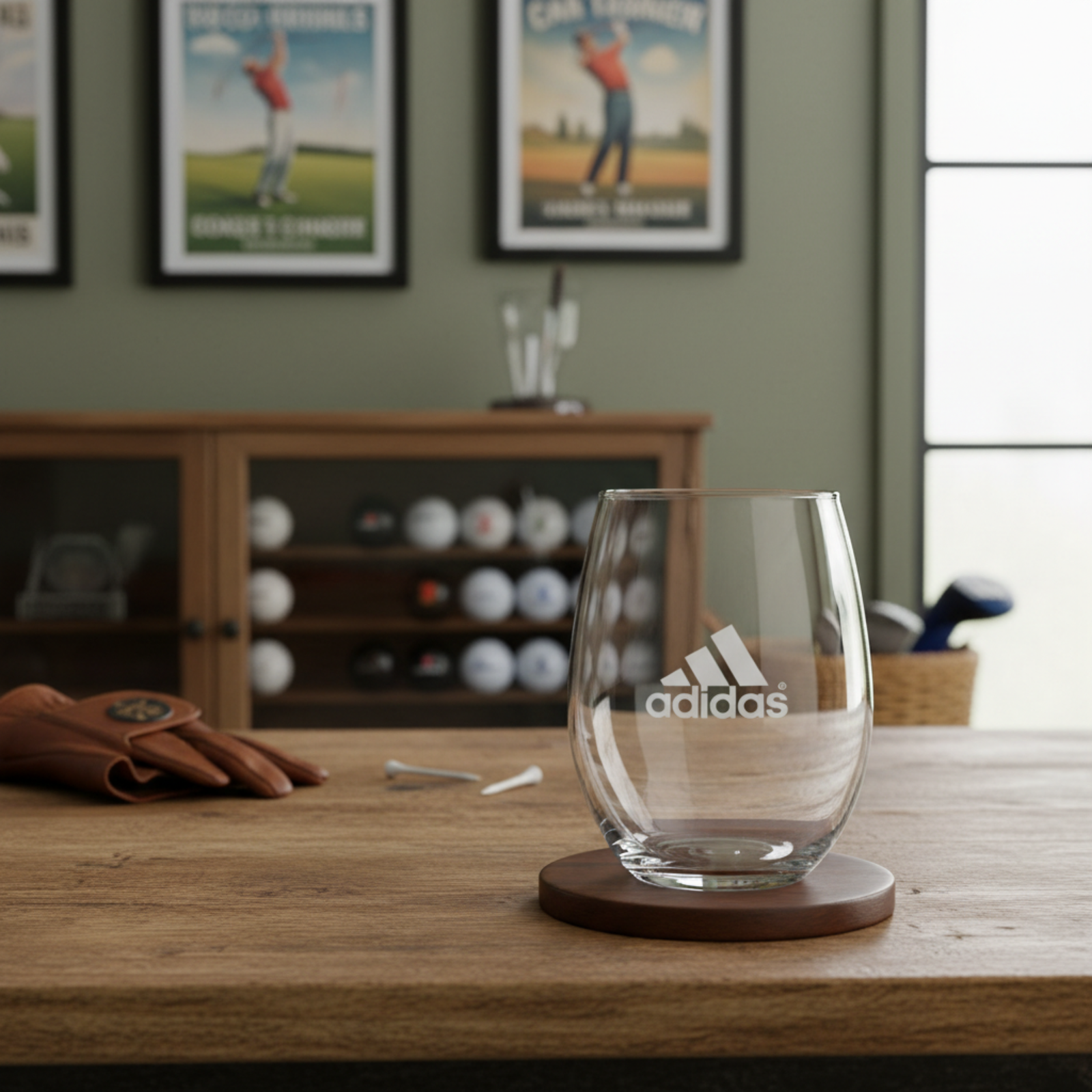 Custom Logo Stemless Wine Glass