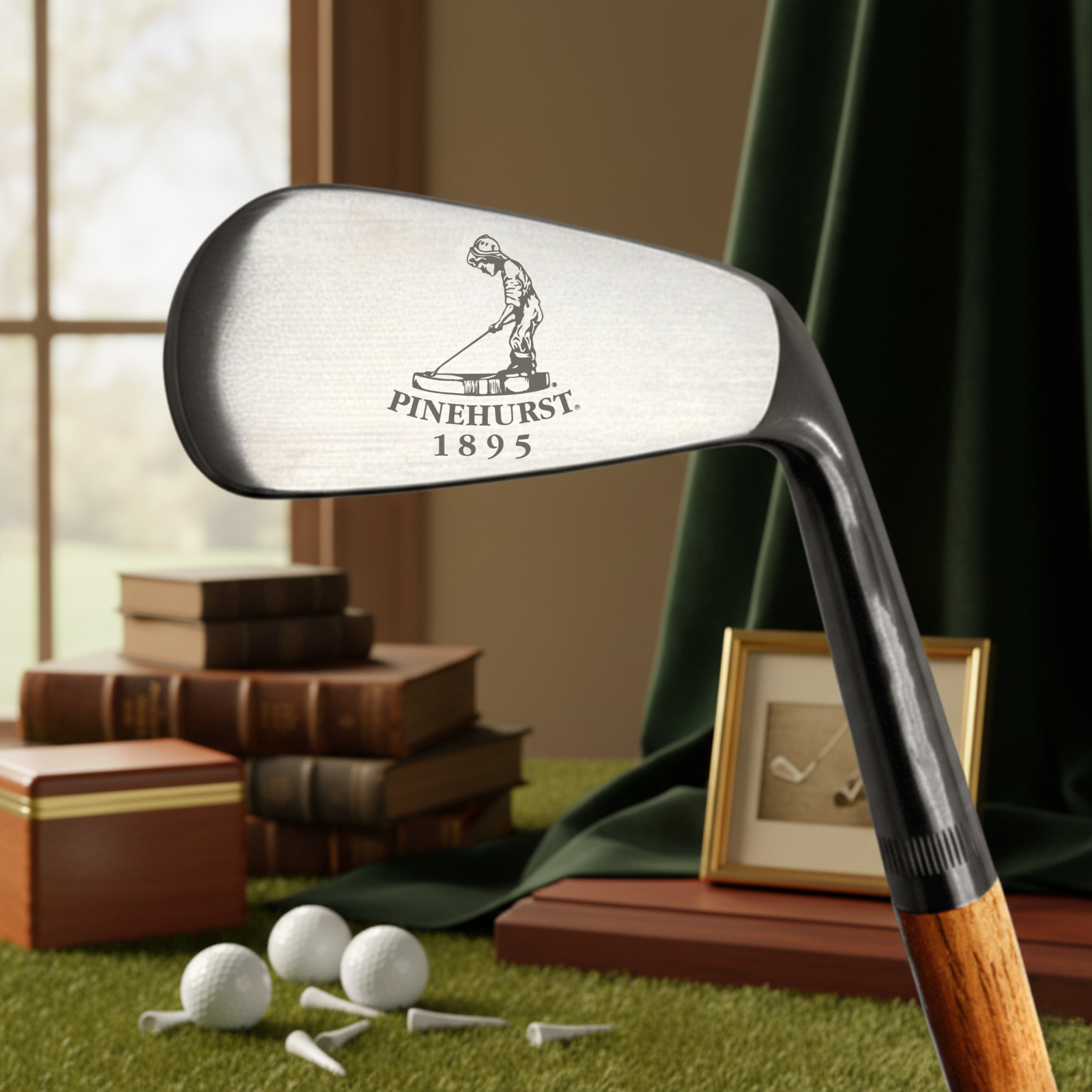Custom Logo Engraved Hickory Club