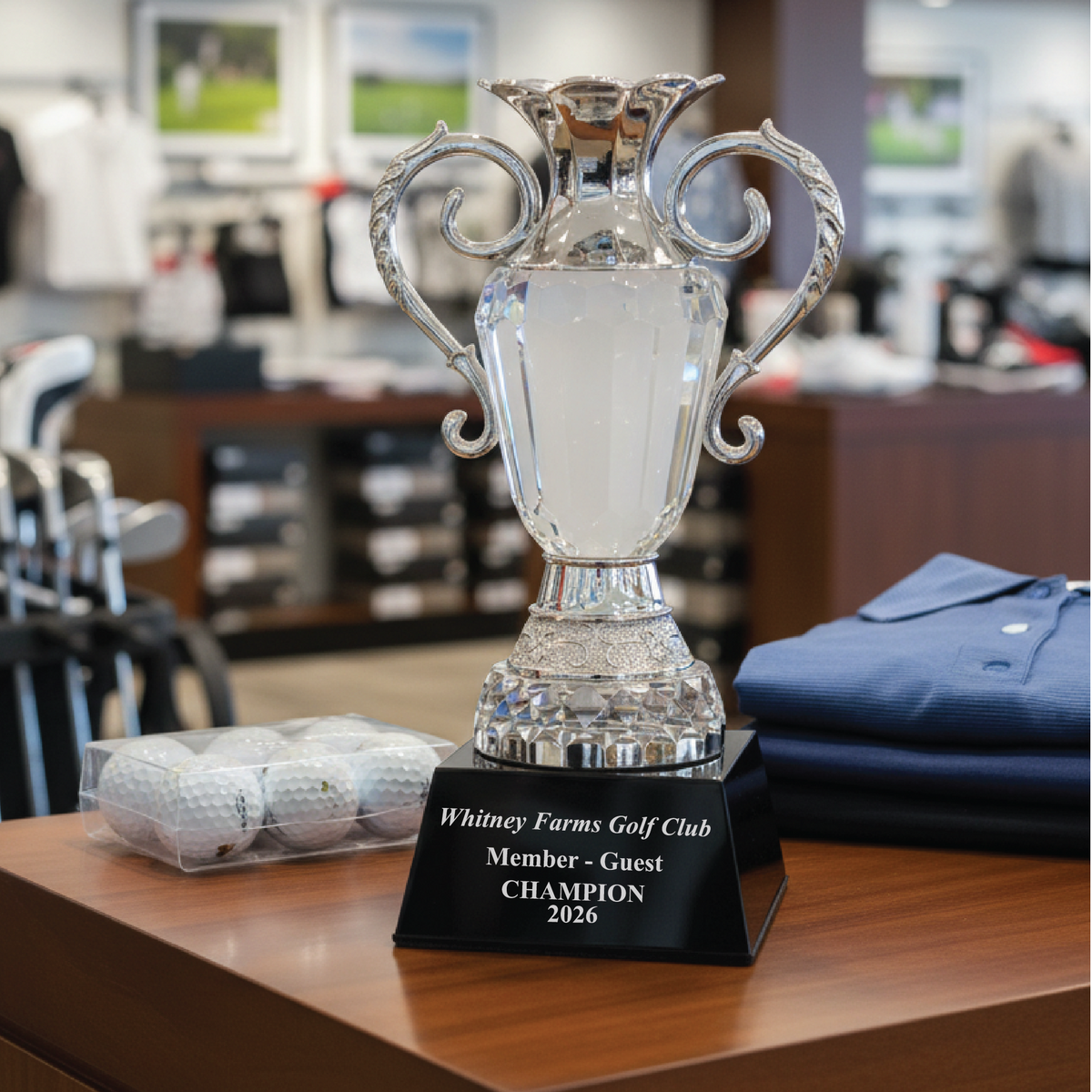 Crowned Glory Golf Trophy
