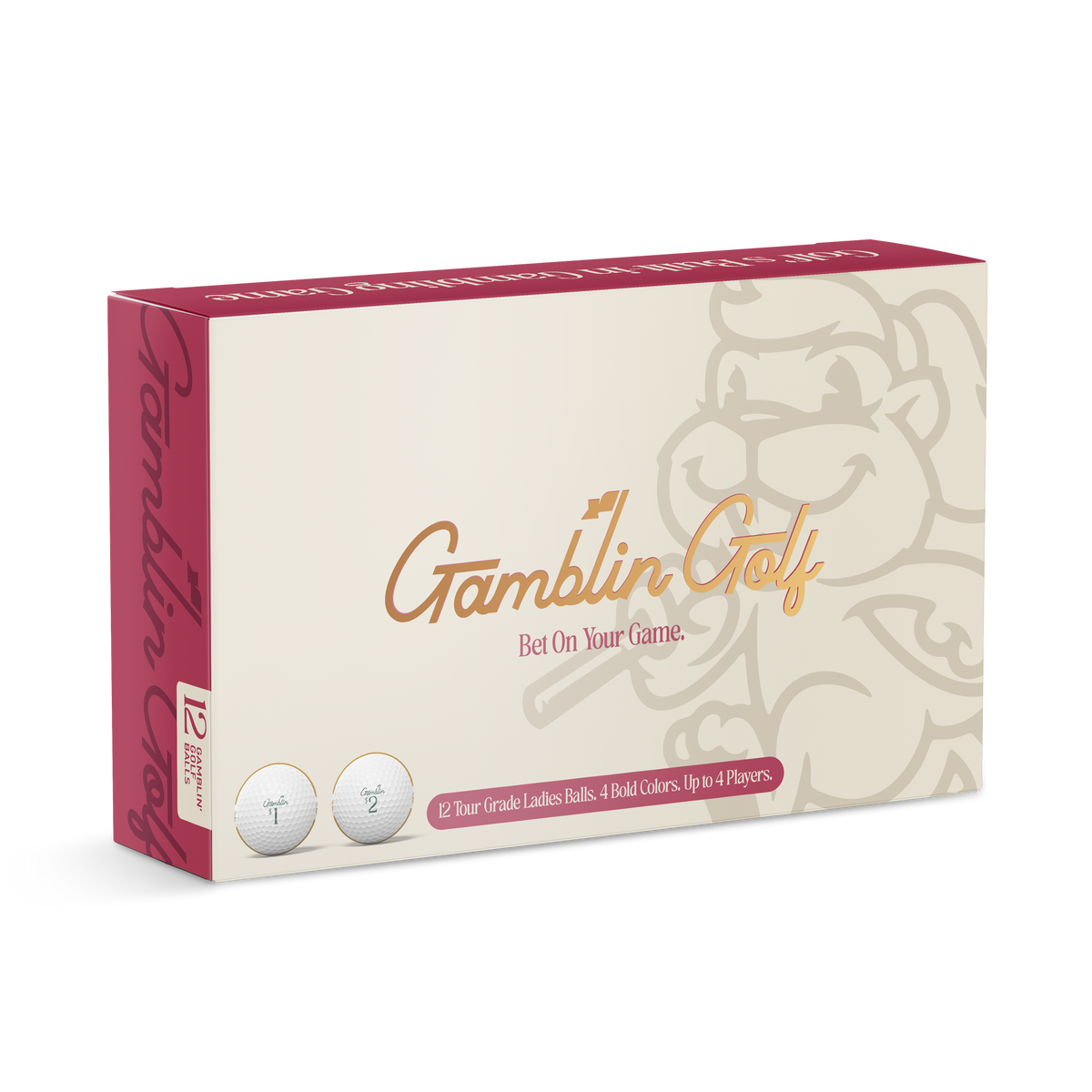 Gamblin Golf ladies edition with betting golf balls in gift box