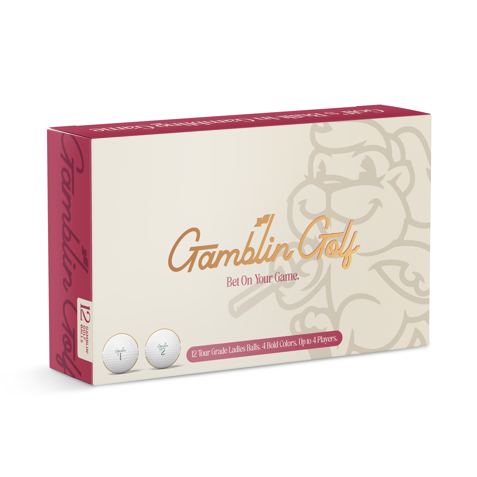 Gamblin Golf ladies edition with betting golf balls in gift box
