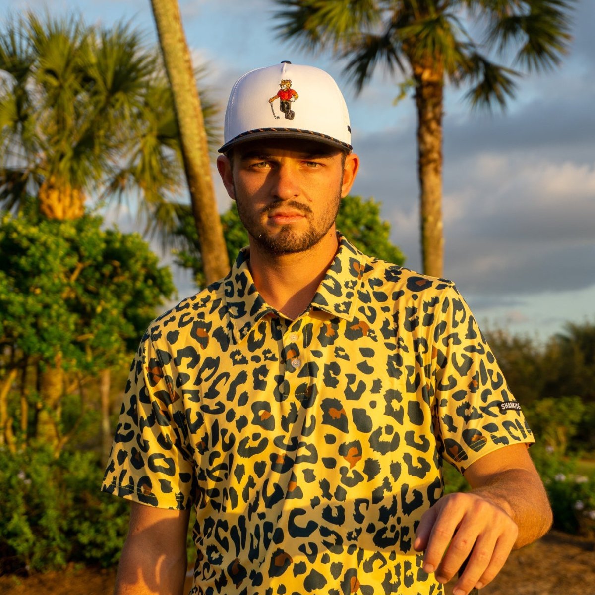 Tiger Black Golf Rope Hat