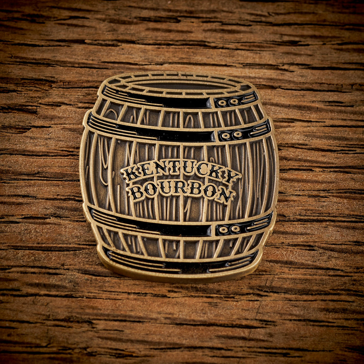 Bourbon Barrel magnetic golf ball marker