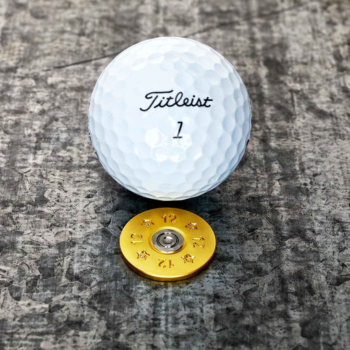 12 Gauge Shotgun Shell Magnetic Golf Ball Marker (24 mm diameter)
