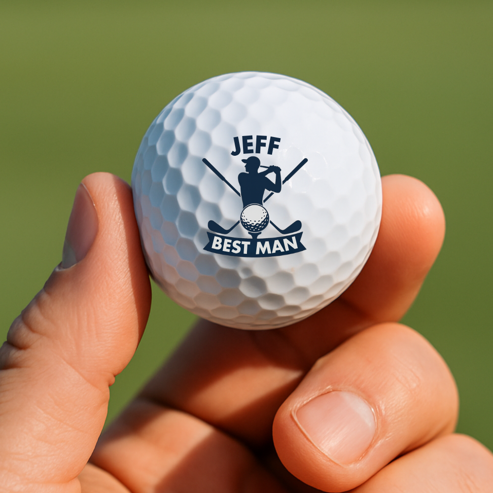 Custom Groomsmen Golf Balls
