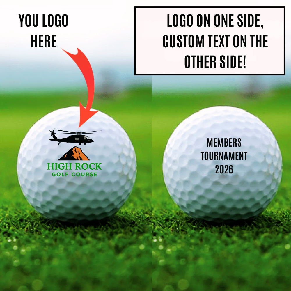 personalized Titleist TruFeel golf balls with logo and custom text