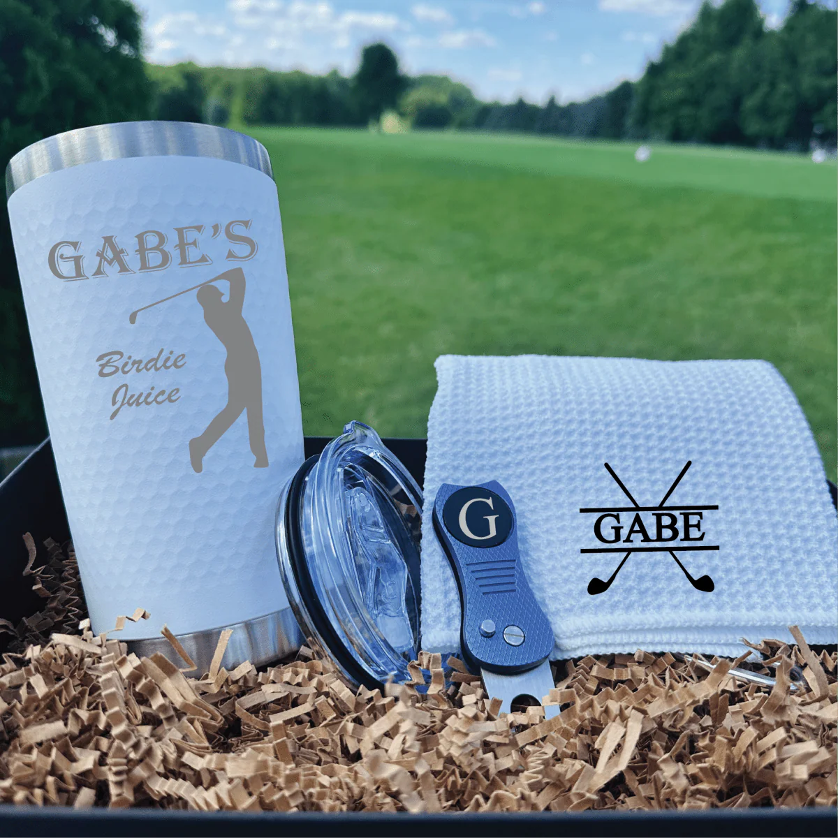 19th Hole Personalized Gift Box Set