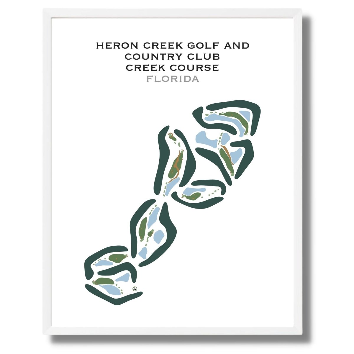 Pinehurst Resort and Country Club, The Cradle, North Carolina - Printed Golf Courses