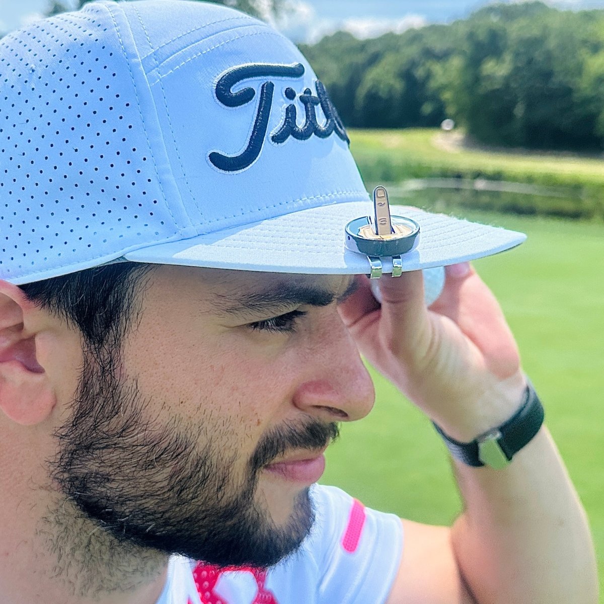 Funny Golf Ball Marker with Hat Clip - Durable and Magnetic - Groovy Golfer
