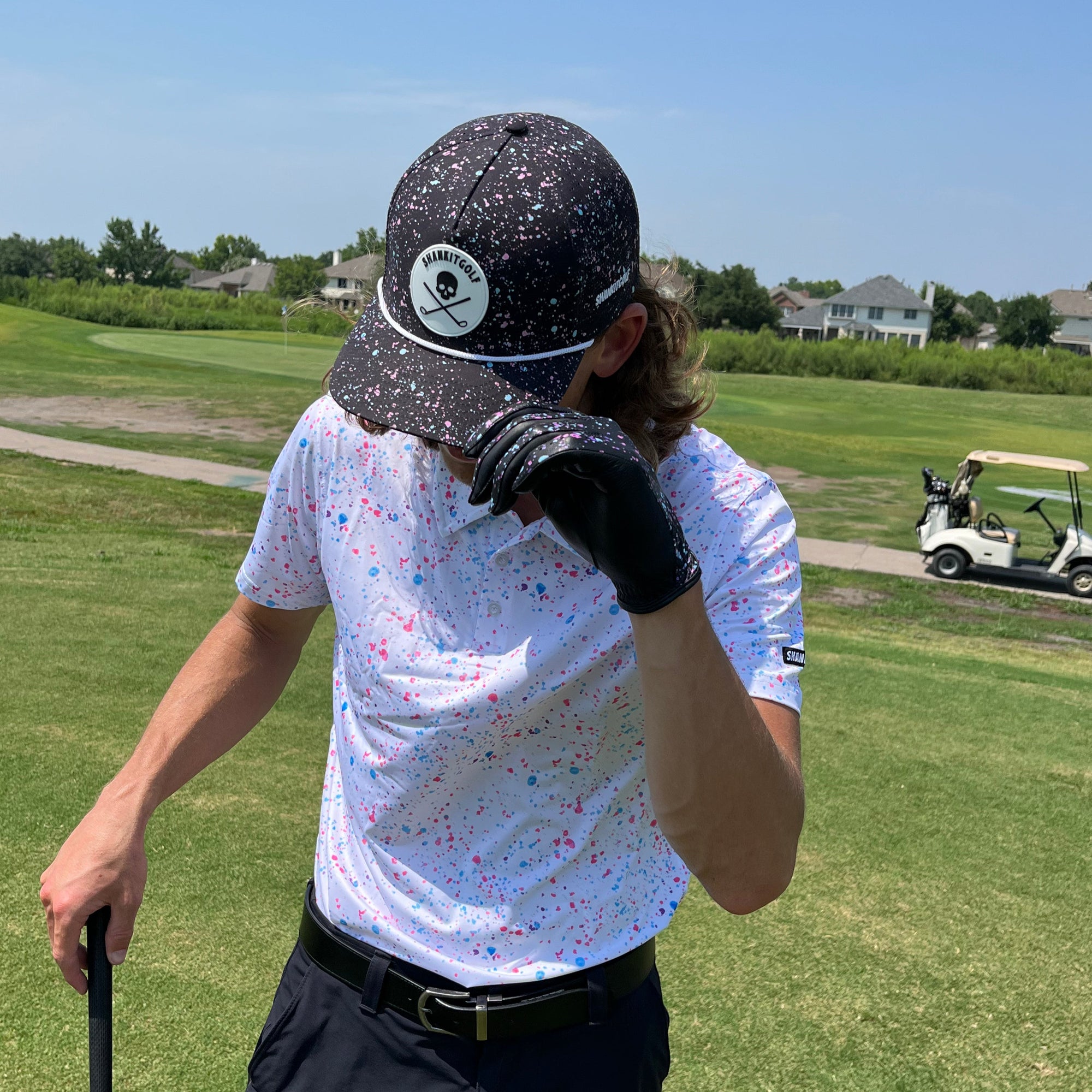 Paint Splatter Golf Hat