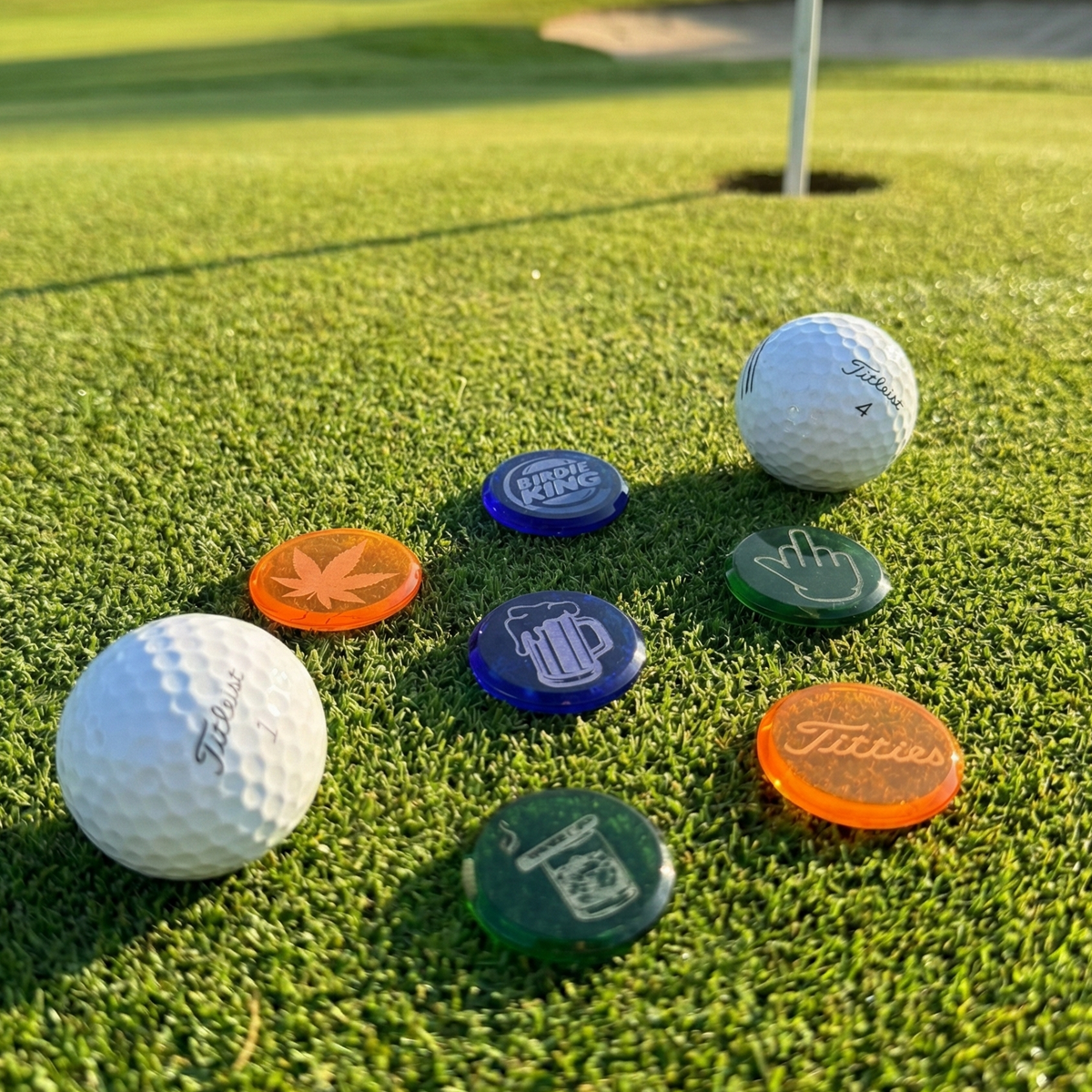Tee Time Tokens - Fun Ball Markers