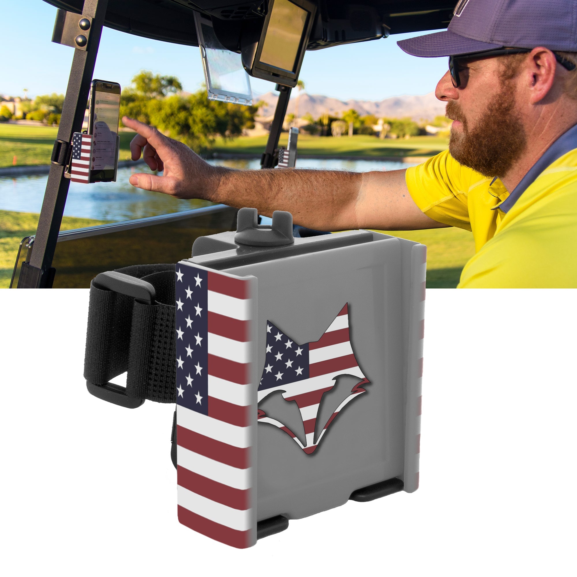 Patriotic Phone Caddy
