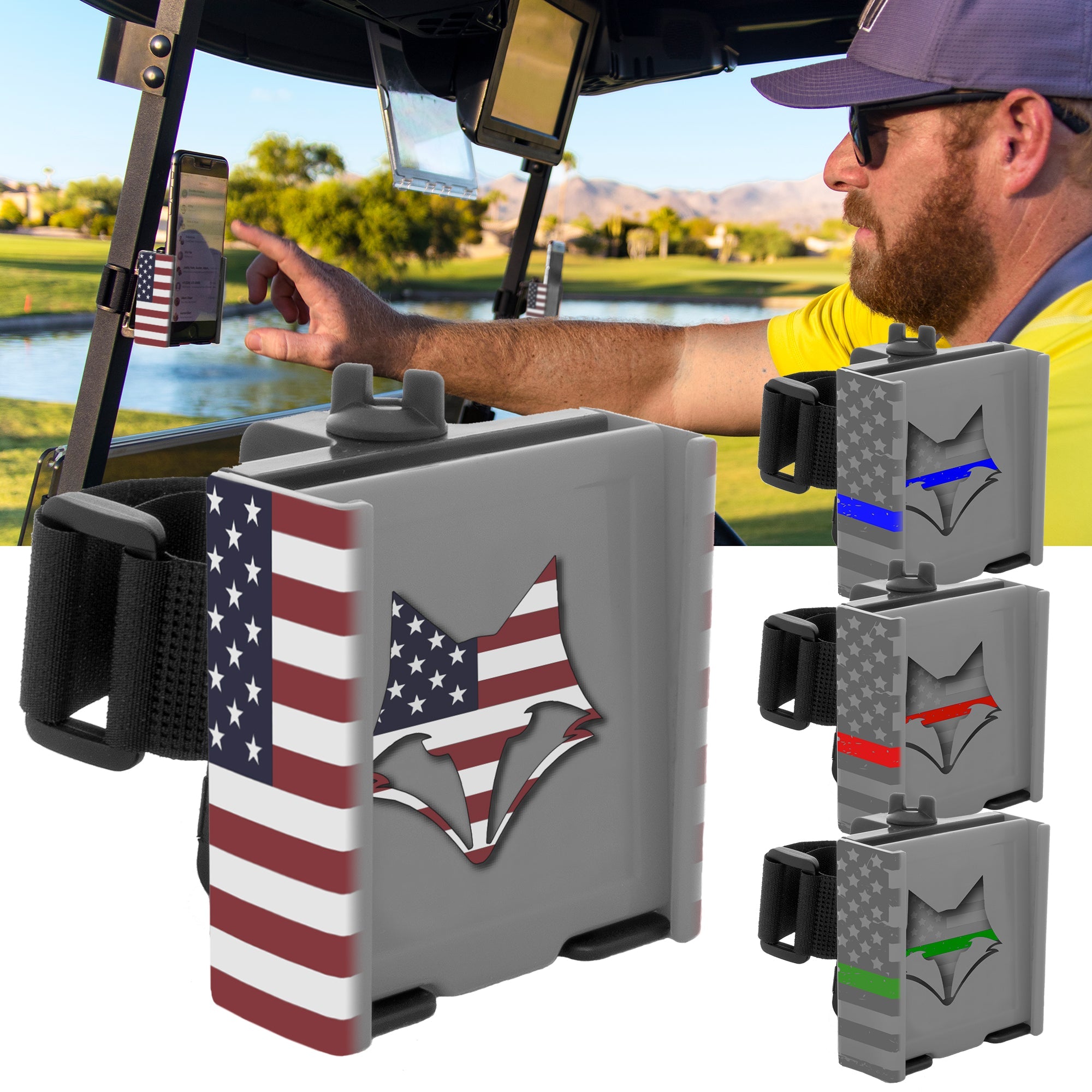 Patriotic Phone Caddy