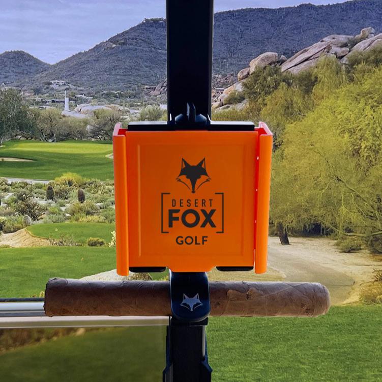 Golf Cart Phone Mount with Cigar Holder