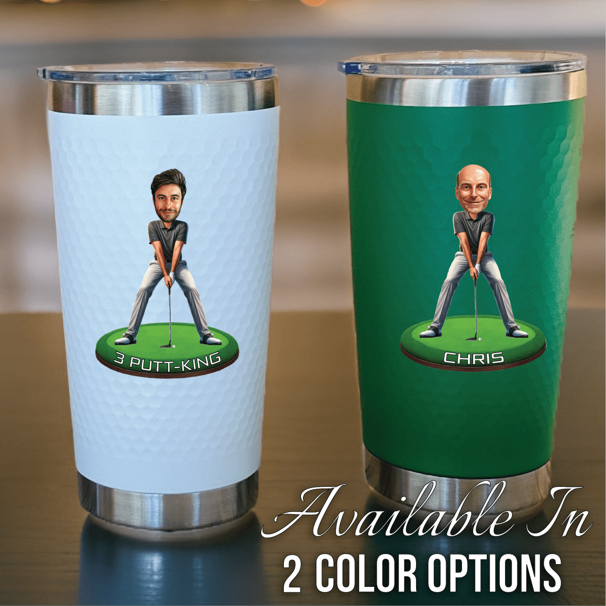 The 3-Putt King Tumbler