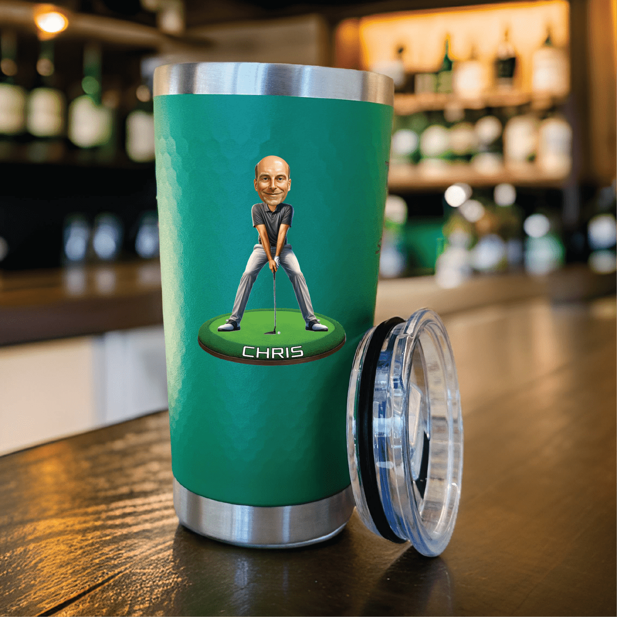 The 3-Putt King Tumbler