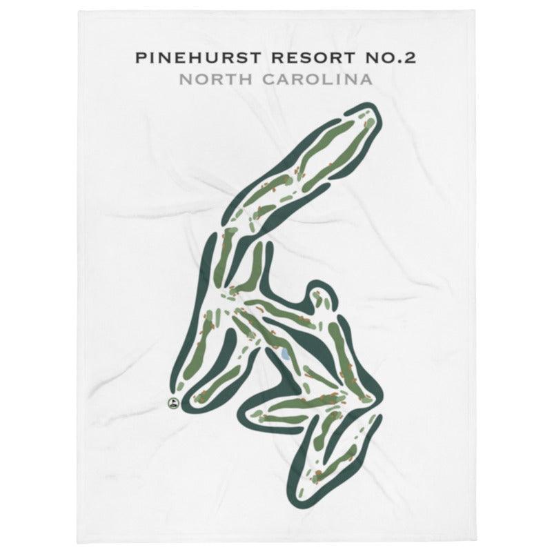 Pinehurst Resort No. 2 Country Club, North Carolina - Printed Golf Courses