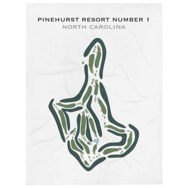 Pinehurst Resort #1, North Carolina - Printed Golf Courses