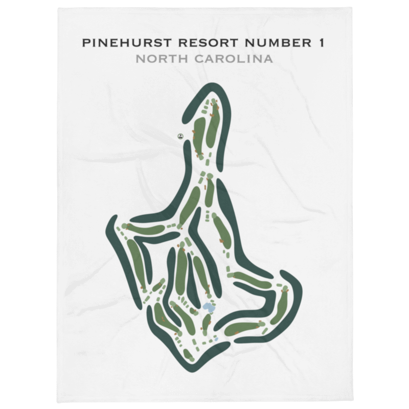 Pinehurst Resort #1, North Carolina - Printed Golf Courses
