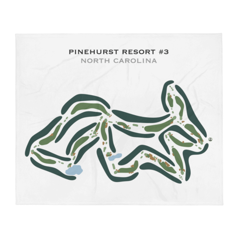 Pinehurst Resort No. 3, North Carolina - Printed Golf Courses
