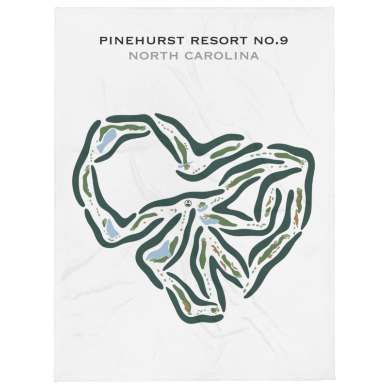 Pinehurst Resort No. 9, North Carolina - Printed Golf Courses