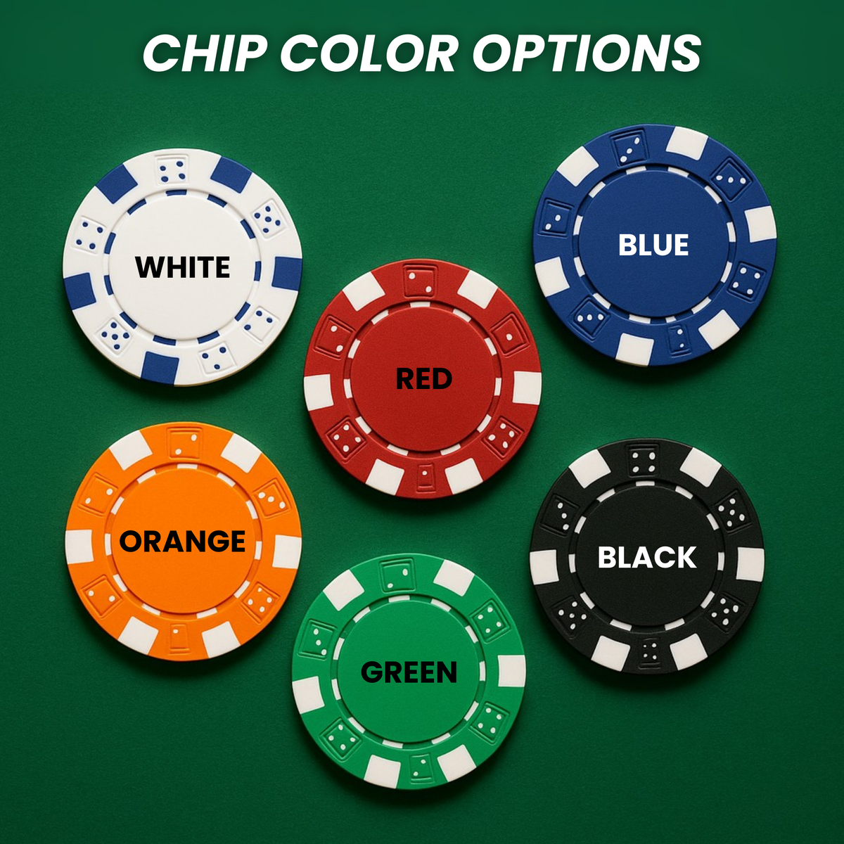 Golf Ball Marker Poker Chips