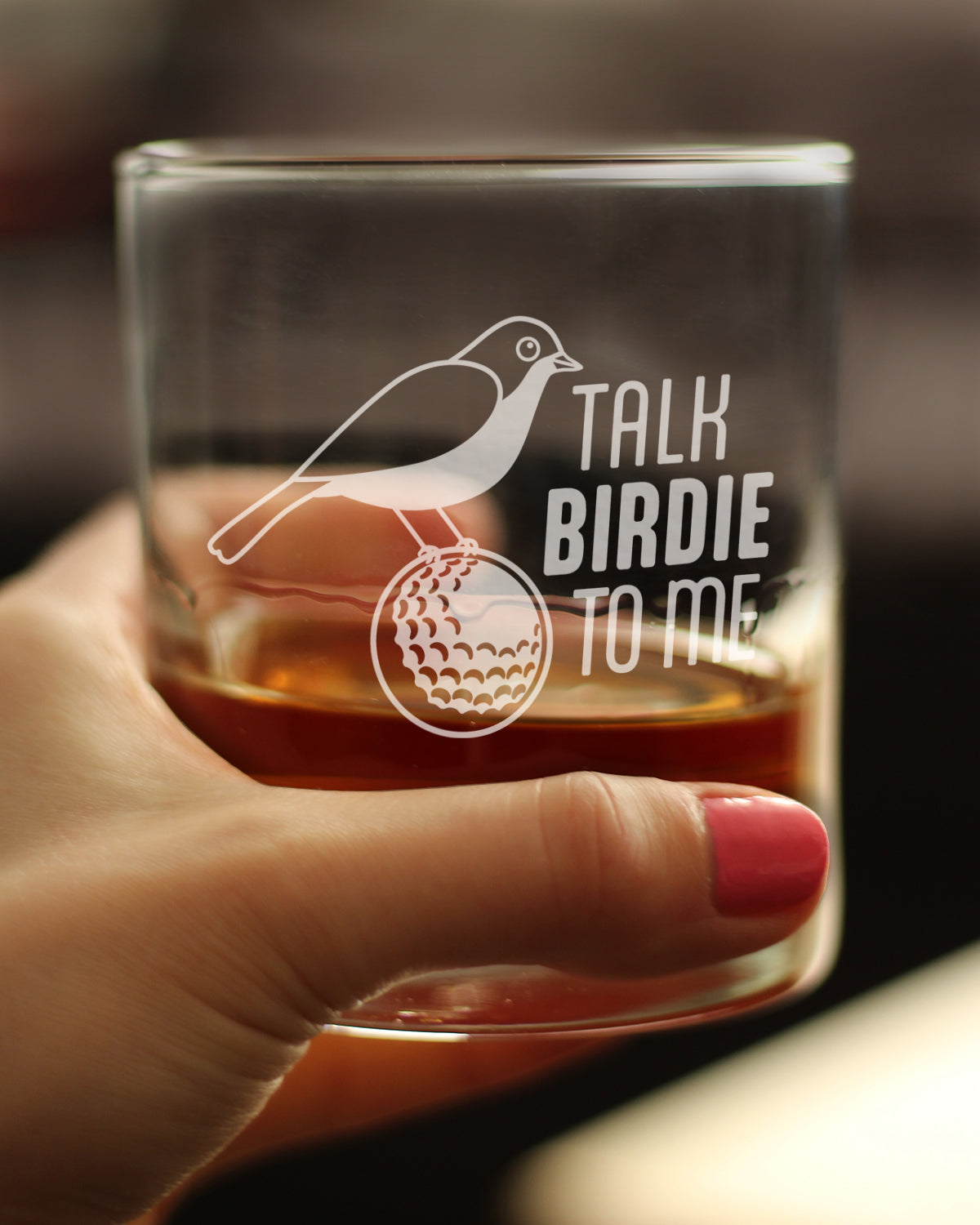 Talk Birdie to Me Rocks Glass