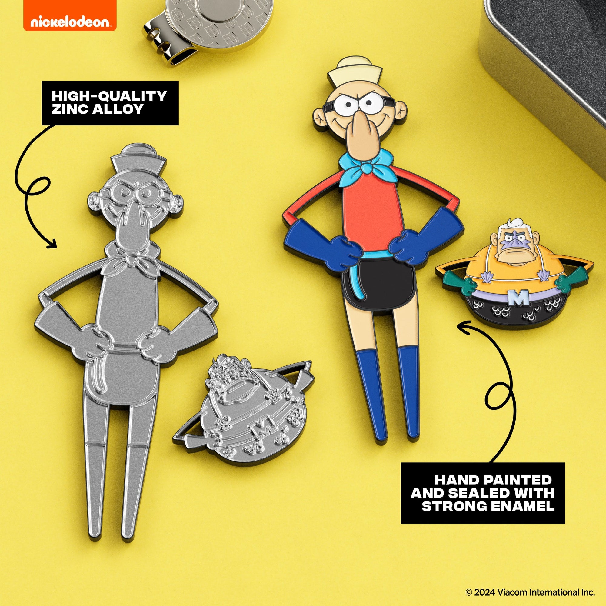 Mermaid Man & Barnacle Boy Divot Tool and Ball Marker Set