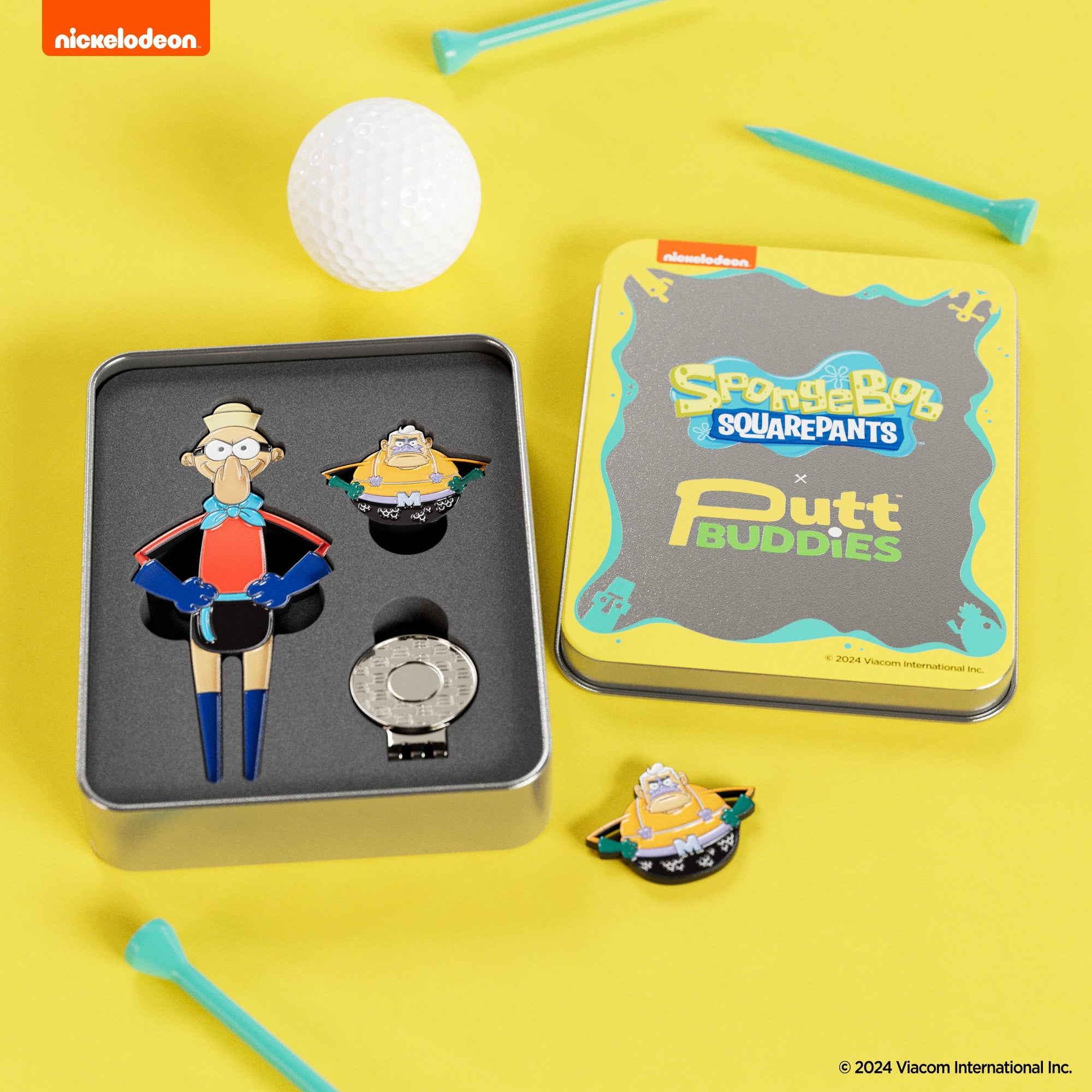 Mermaid Man & Barnacle Boy Divot Tool and Ball Marker Set