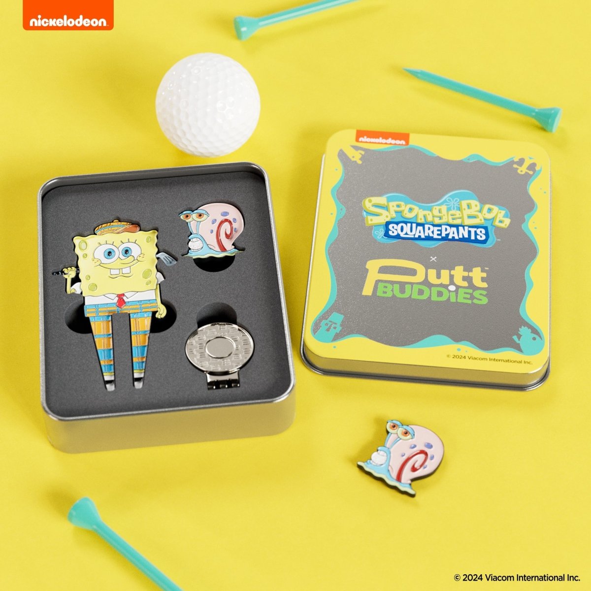 Golfing SpongeBob Divot Tool w/ Gary Ball Marker