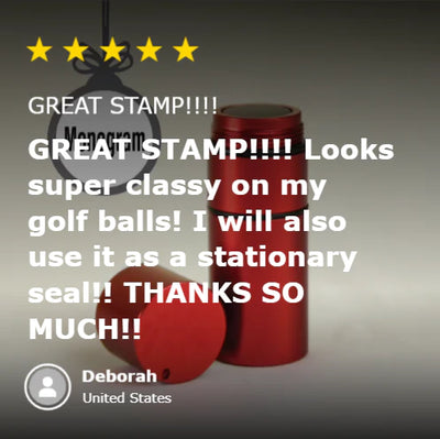 Monogram Ball Stamp