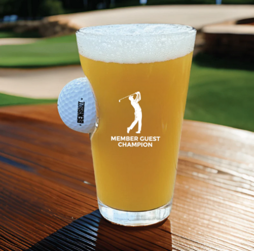 Champion Golf Ball Pint Glass