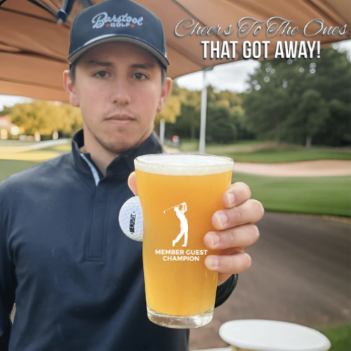 Champion Golf Ball Pint Glass