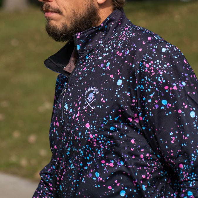 Paint Splatter Quarter Zip