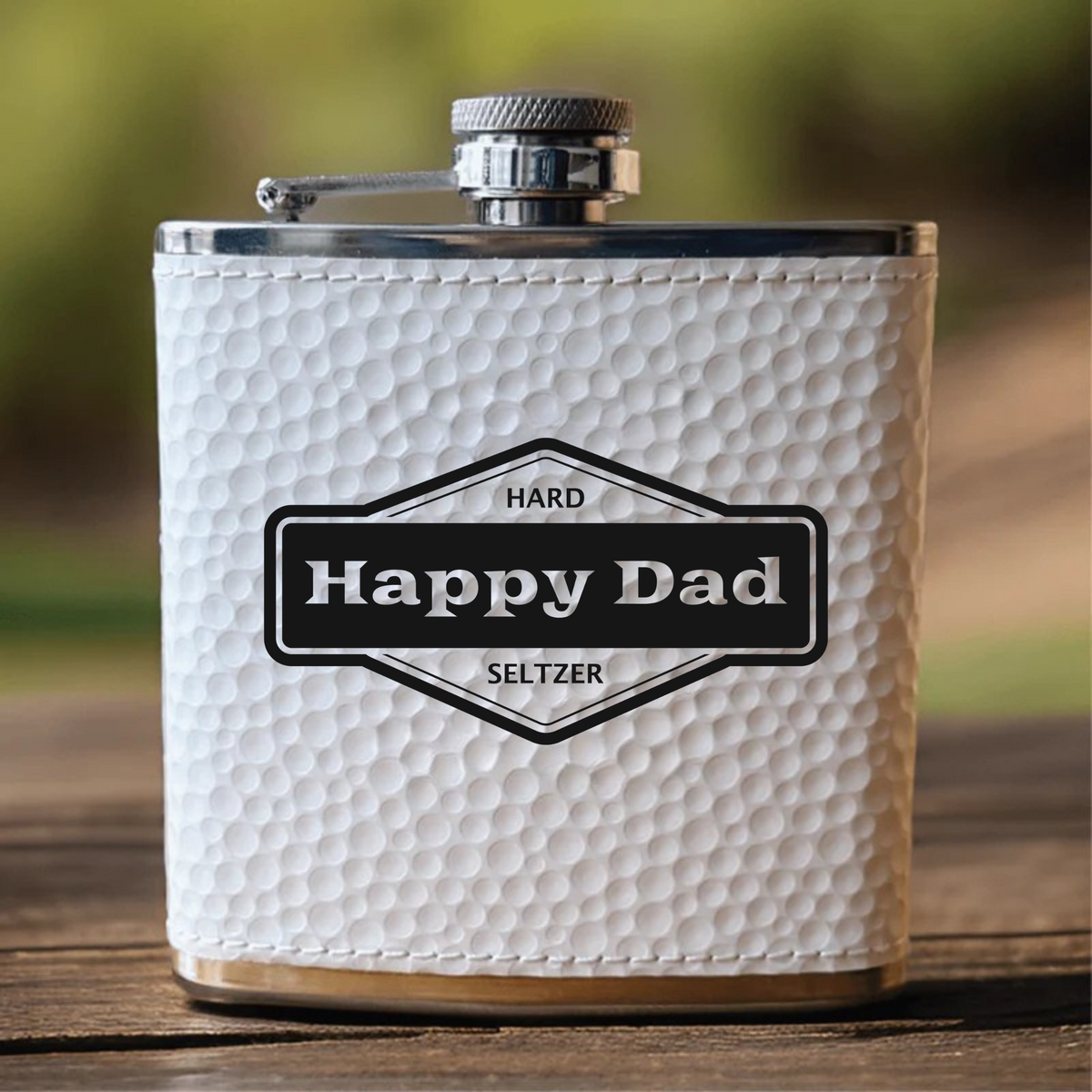 Custom Logo Tee&#39;d Up Flask