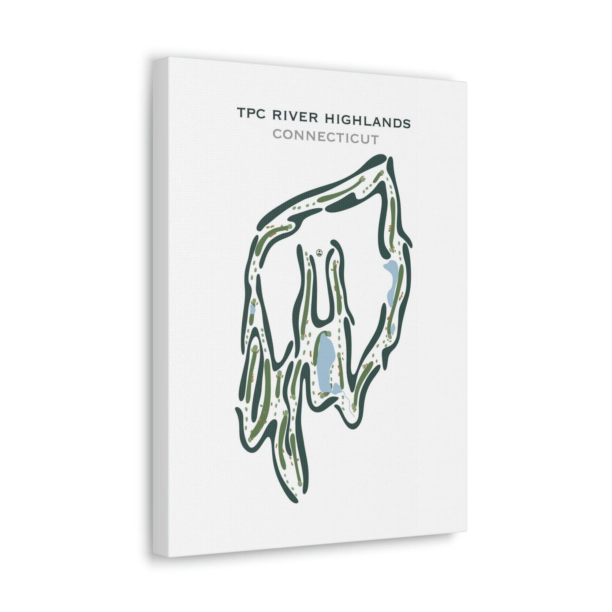 TPC River Highlands, Connecticut - Printed Golf Courses